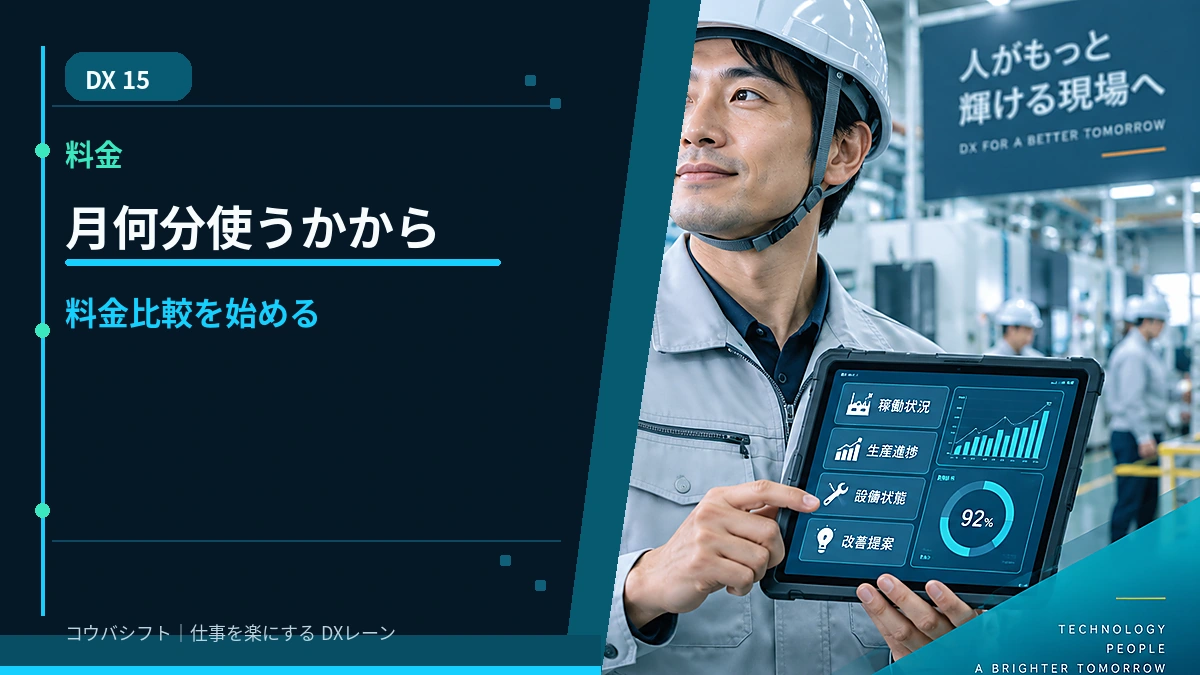 料金比較は「月何分使うか」から始める